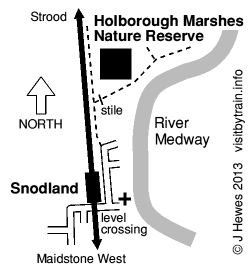 Snodland map