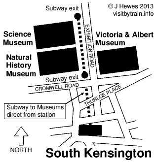 South Kensington map
