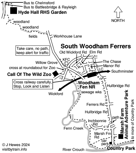 South Woodham Ferrers map