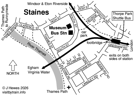 Staines map