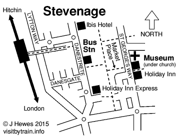 Stevenage map