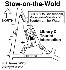 Stow-on-the-Wold map