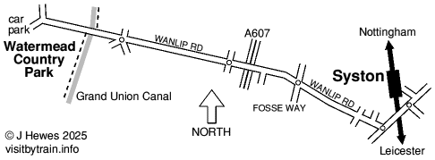 Syston map