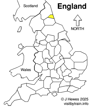 Map showing location of Tyne & Wear
