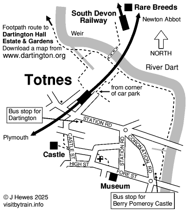 Totnes map