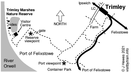 Trimley map