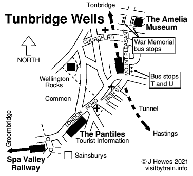 Tunbridge Wells map