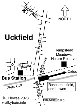 Uckfield map