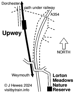 Upwey map