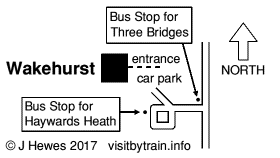 Wakehurst map