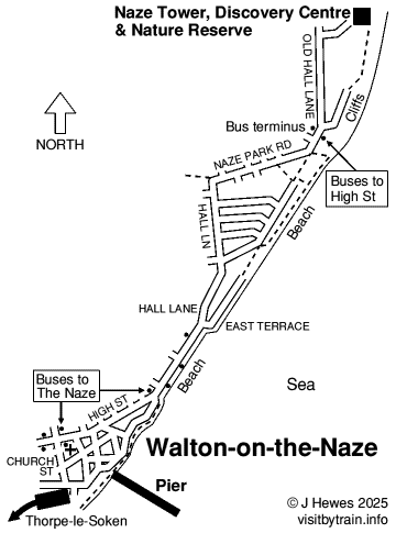 Walton-on-the-Naze map