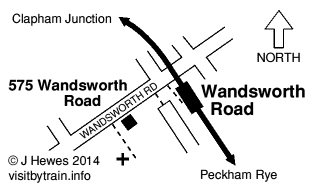 Wandsworth Road map