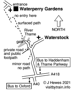 Waterperry map