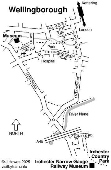 Wellingborough map