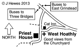 West Hoathly map
