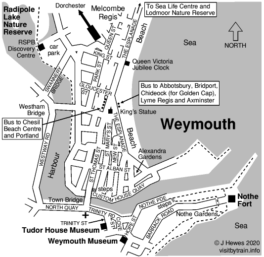 Weymouth map
