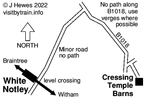 White Notley map