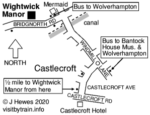 Wightwick Manor map