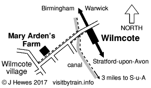 Wilmcote map