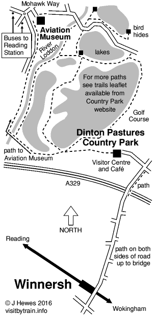 Winnersh map