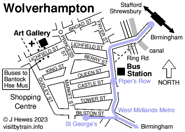 Wolverhampton map