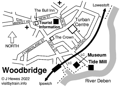 Woodbridge map